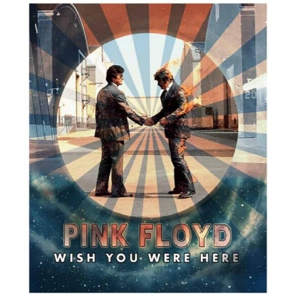 Pink Floyd Other - New Galaxy Wish You Were Here Pink Floyd Tie Dye Thick Plush Throw Gift Blanket
